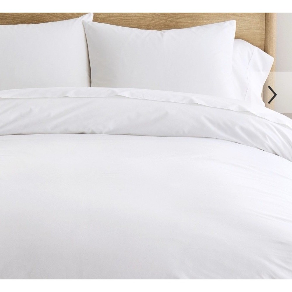 Pottery Barn 100% Cotton California‎ King Duvet White